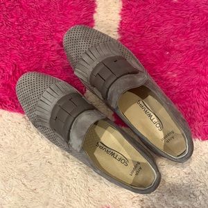 Softwares Carmel Khaki Suede Leather Platform Sneaker w/ Arch Support